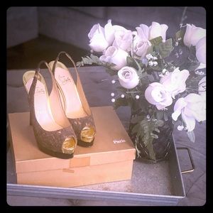 Christian Louboutin Patent Cork Catenita..